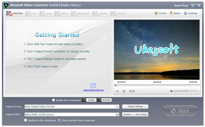 UkeySoft Video Converter 11.0.0 крякнутый